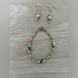 Earrings and Bracelet Set